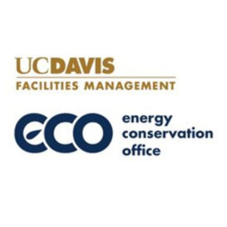 UC Davis Facilities Management and Energy Conservation Office logos