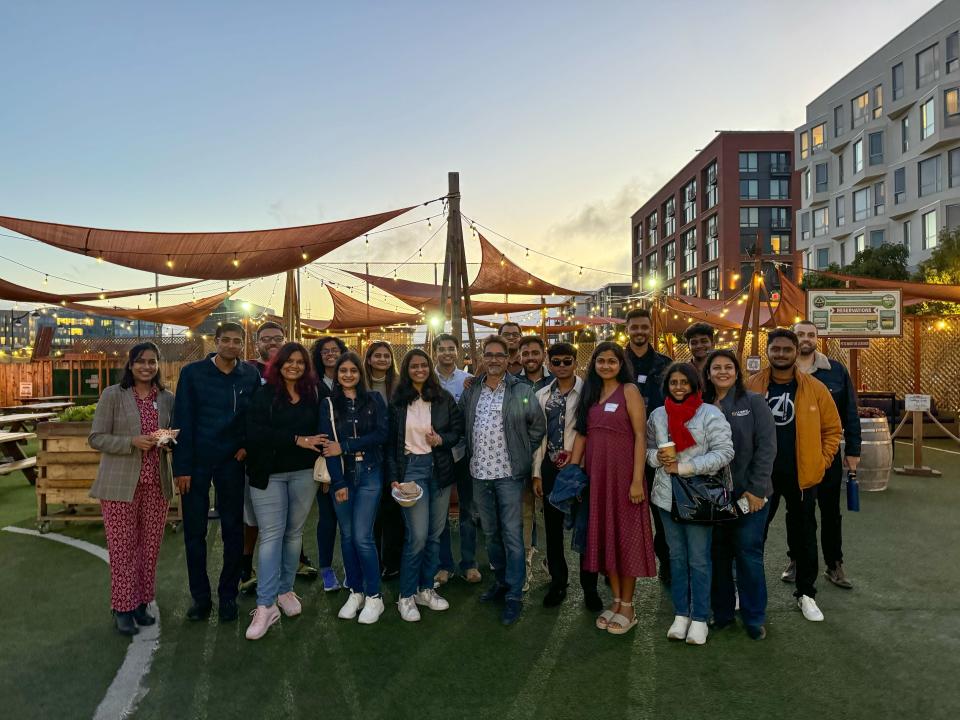 MSBA students at Orientation Fall 2024 - Spark Social in San Francisco