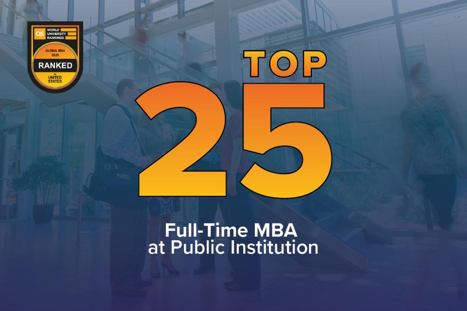 Top 25 Full-Time MBA at Public Institution with QS logo